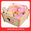 Wooden Boxes Gift Family Body Scrubber Set